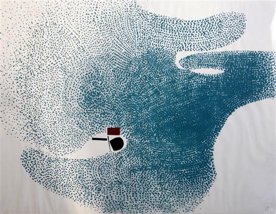 Victor Pasmore (1908-1998) Point of Contact No.1 27 x 40in.